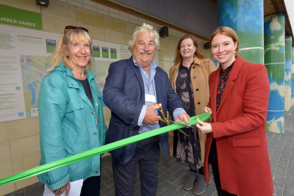 From left to right: Councillor Timpe, Councillor Oliver, Lorna Ford of RDC and Helena Dollimore, MP for Hastings and Rye cutting the ribbon