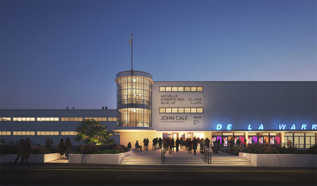 Visualisation of North Entrance of De La Warr Pavilion by Picture Plane