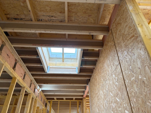 Ceiling view of Heart of Sidley building