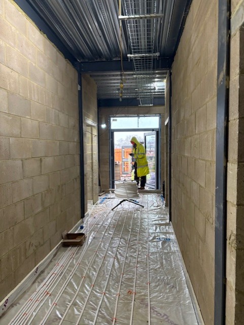 Corridor in Heart of Sidley building