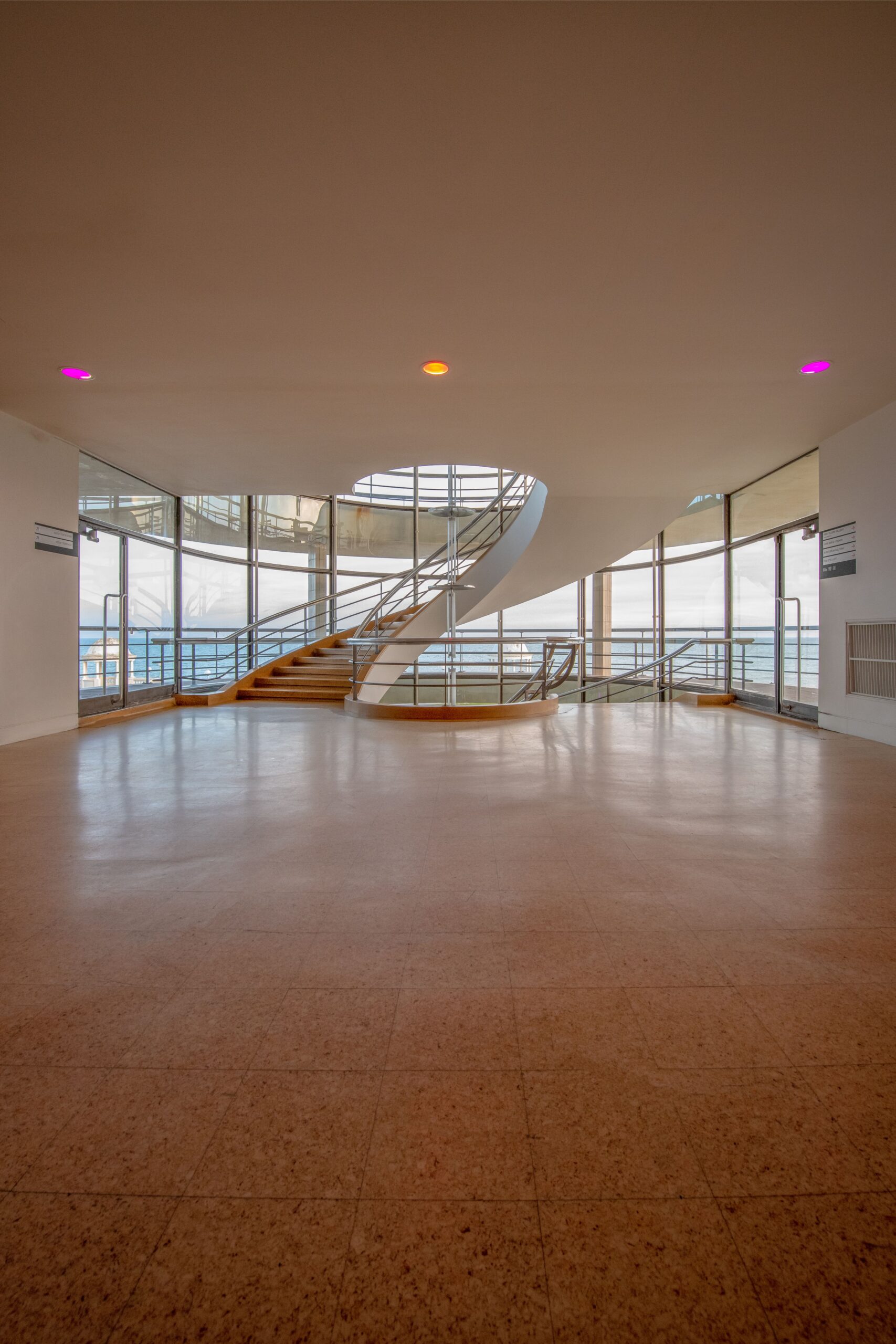 De La Warr Pavilion South Stairs. Photo by Burst Photos.