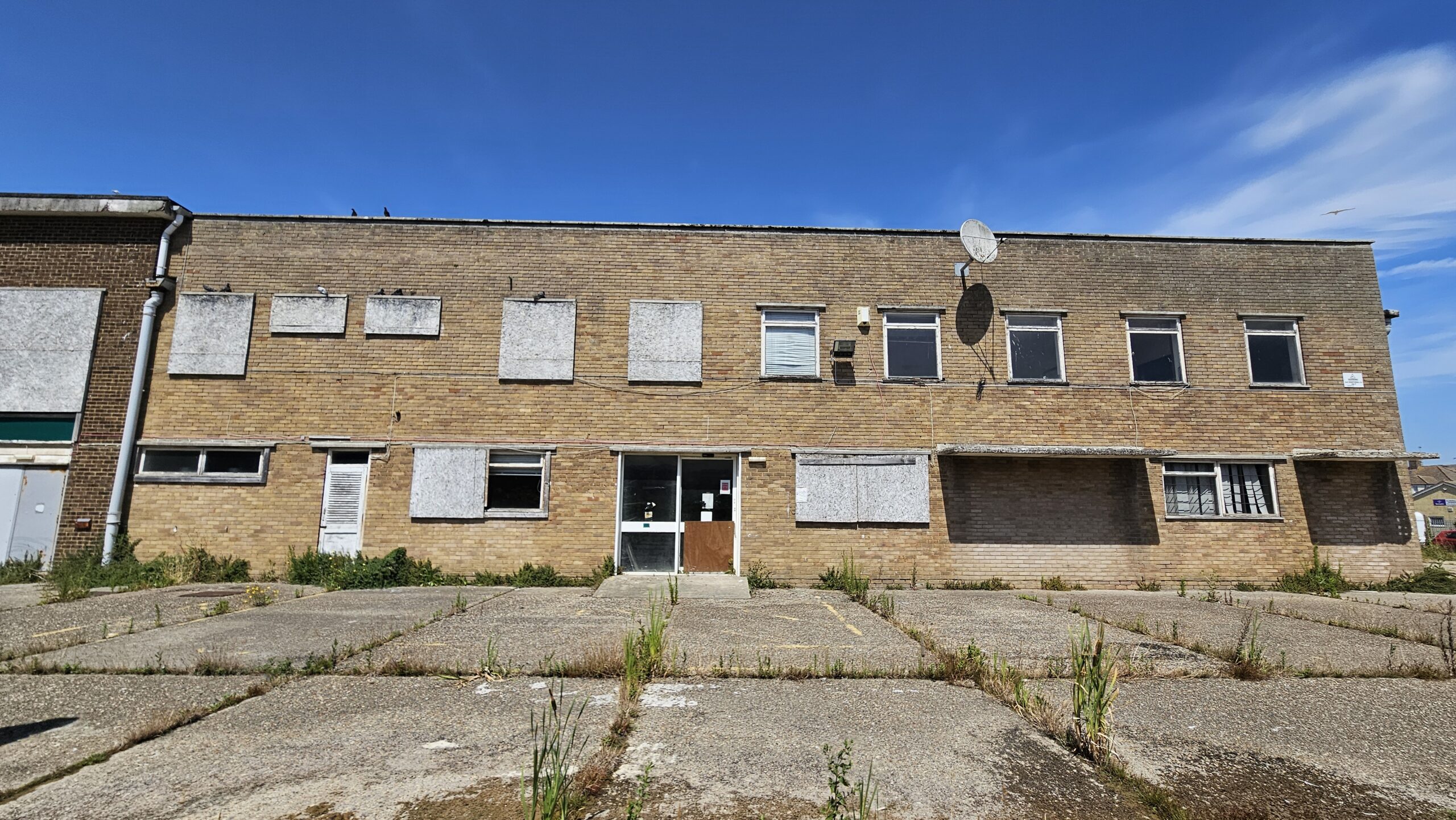Photo of skinner's shed before demolition